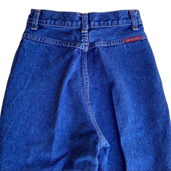 Vintage 1990s Cristina’s High Rise Snap Leg Mom Jeans - Picture 6 of 7